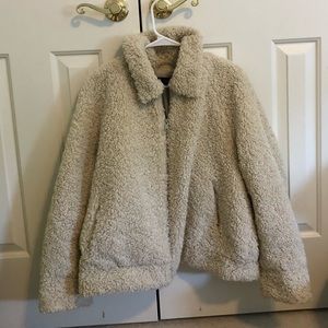 Zara fuzzy jacket